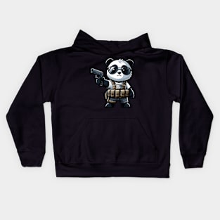 Tactical Panda Kids Hoodie